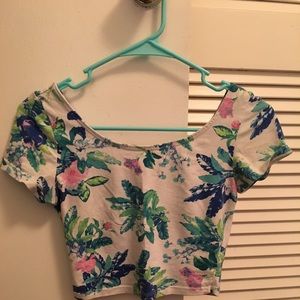 Tropical crop top